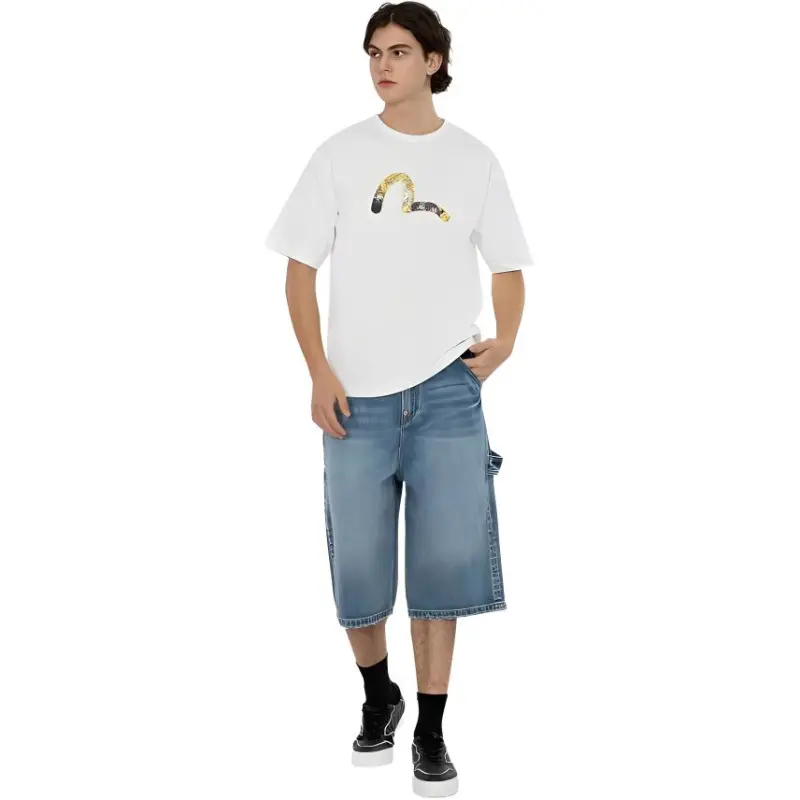 EVISU Short Sleeved T Shirts Men's-7