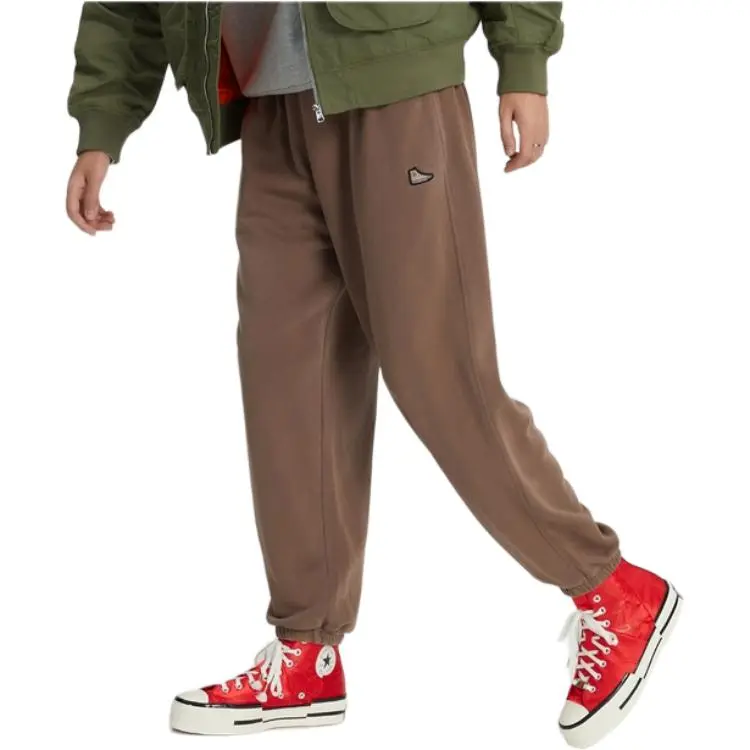 Converse Knitted Sweatpants Unisex Brown-4
