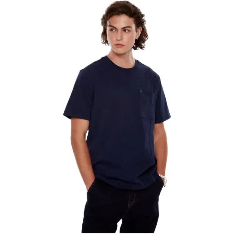 GUESS T Shirts Men Navy Blue-6