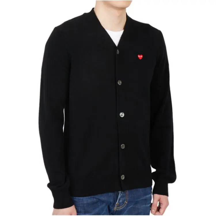 CDG Play Sweaters Men Black-3