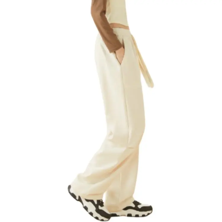 361° Life Collection Knitted Sports Pants Women's Wool White-1