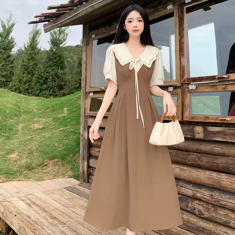 GULIANFEI Short Sleeved Dress Women's-5