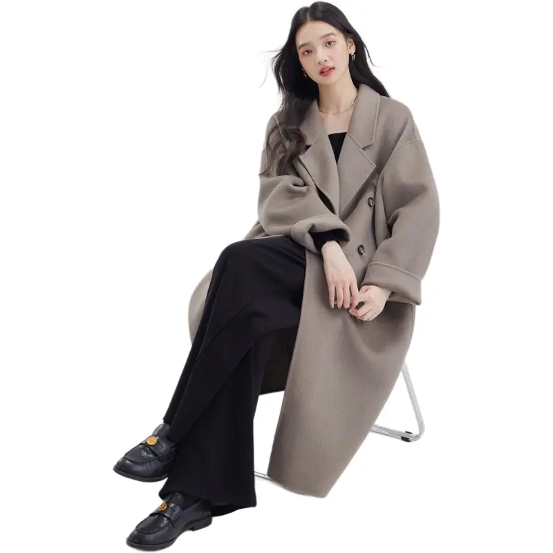 DEAR DEER PUFF Coats Women's Morandi Gray-5