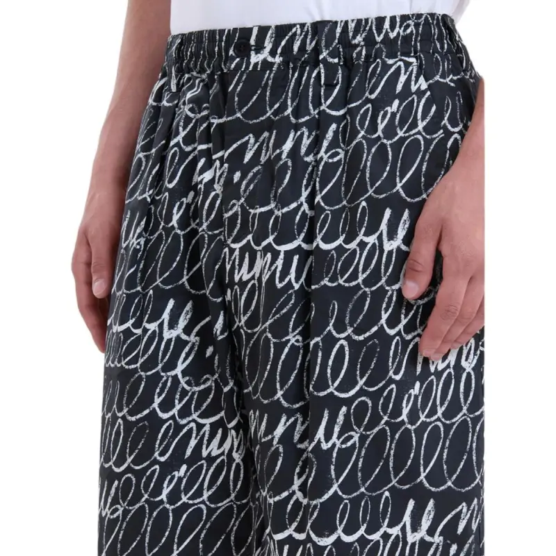 MARNI Drawstring Bermuda Pants-4