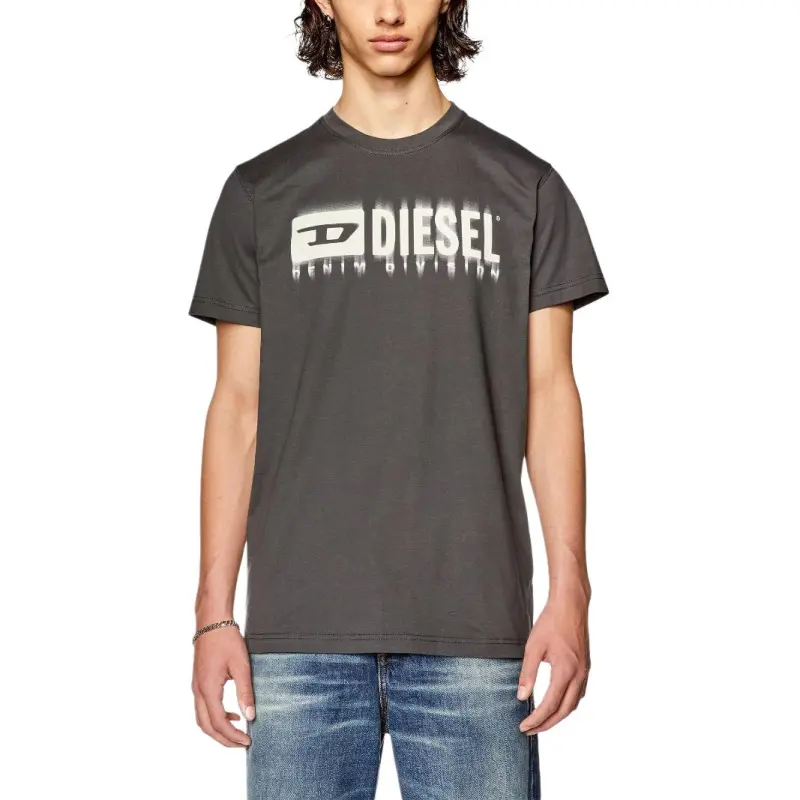 DIESEL T Shirts Men Gray-1