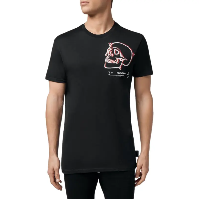 PHILIPP PLEIN Skull print Round neck T shirt-2