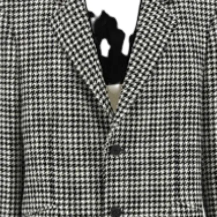 Alexander McQueen Houndstooth Single-Breasted Coat-2