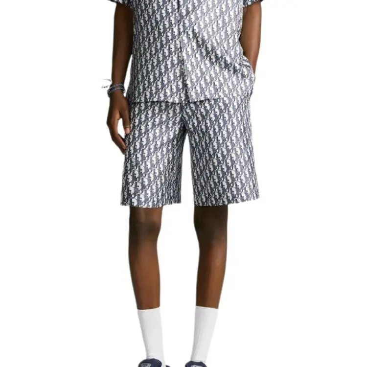 DIOR Casual Shorts Men White-3