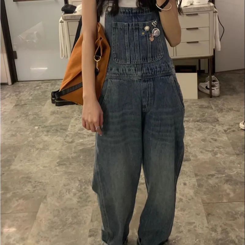 YuChaJia Overalls Women's Overalls-5