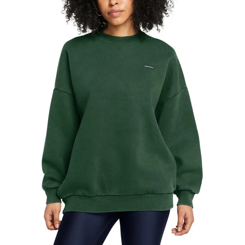 Under Armour Icon FW24 Sweatshirt Women's Forest Green-2
