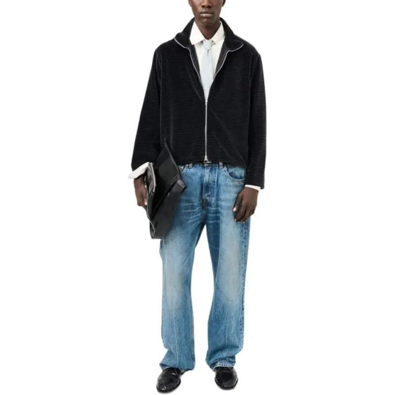 OUR LEGACY Shrunken Full zip Jacket-4