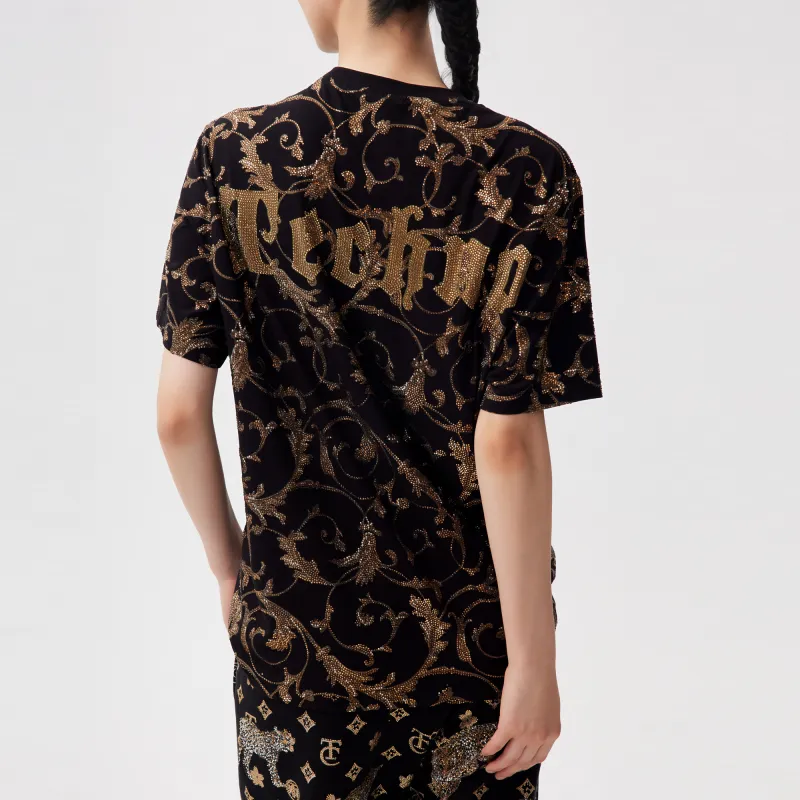 TCH T Shirts Unisex Black Base Gold Logo-6