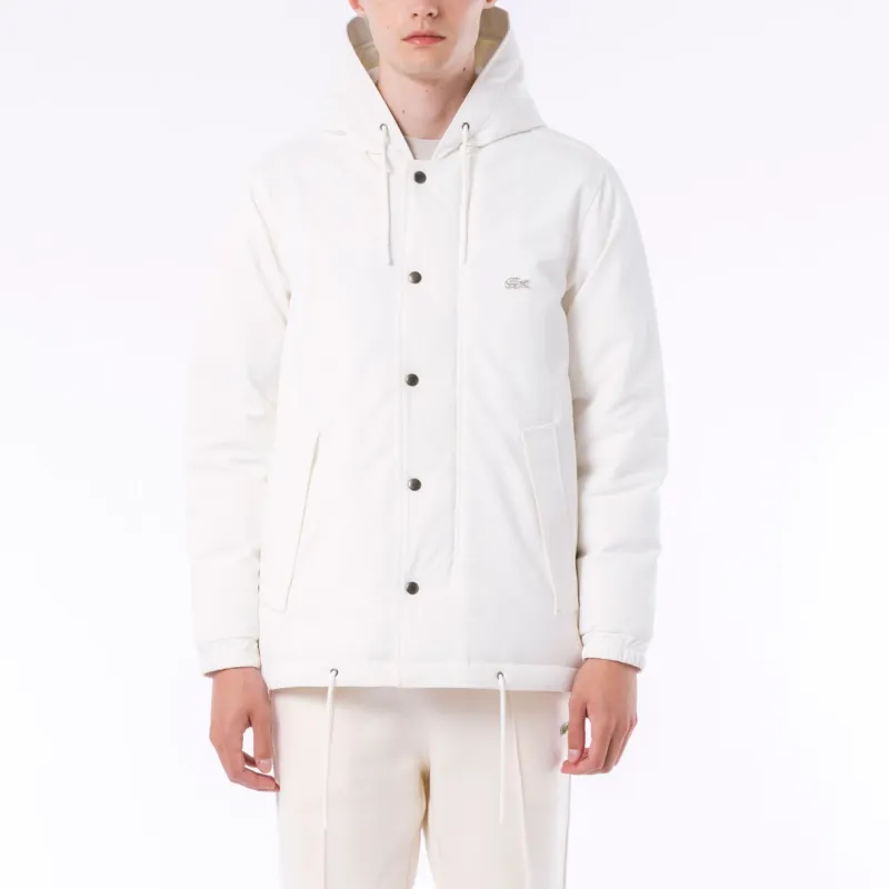 LACOSTE Down Jacket Men's White-2