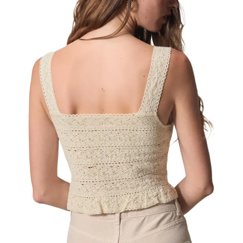 Rouje Tank Tops Women's Hemp Rope Color-2