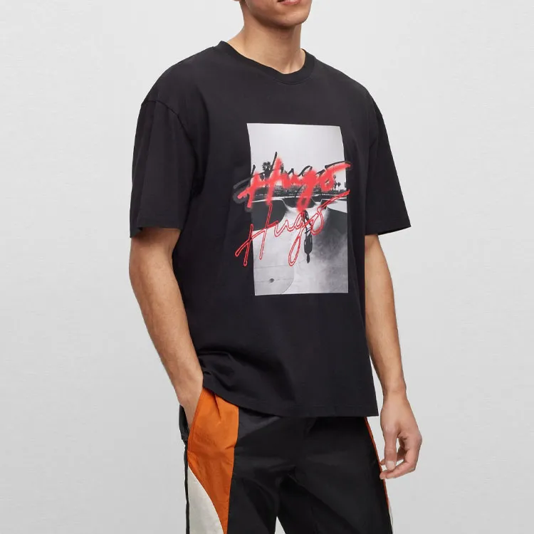HUGO BOSS T Shirts Unisex Black-3