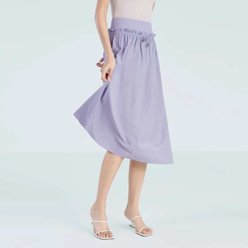 OVV Casual Long Skirts Women's Lilac-4
