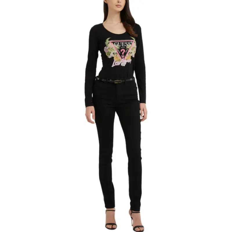GUESS T Shirts Women's Black-3