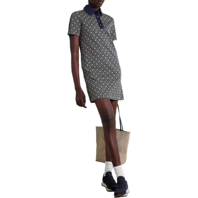 TORY BURCH T-Monogram Polo Dress-1