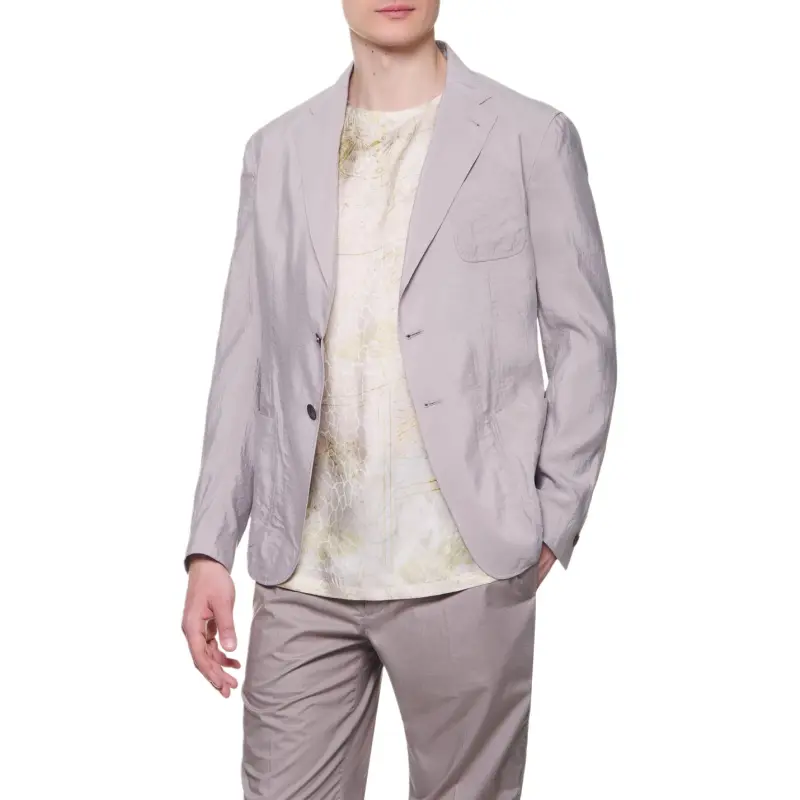 EMPORIO ARMANI Business Suits Men Light Gray-3