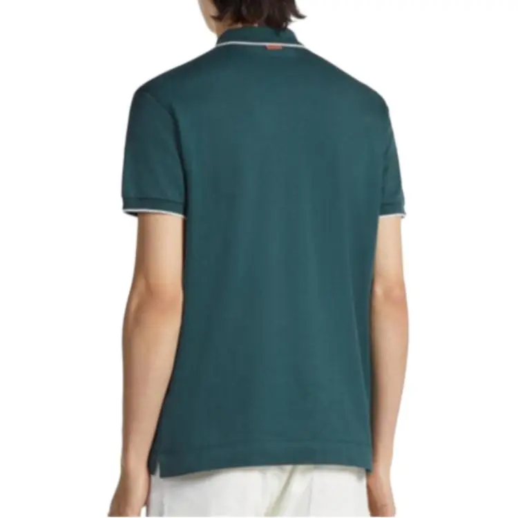 Ermenegildo Zegna Polo Shirts Men Green-1