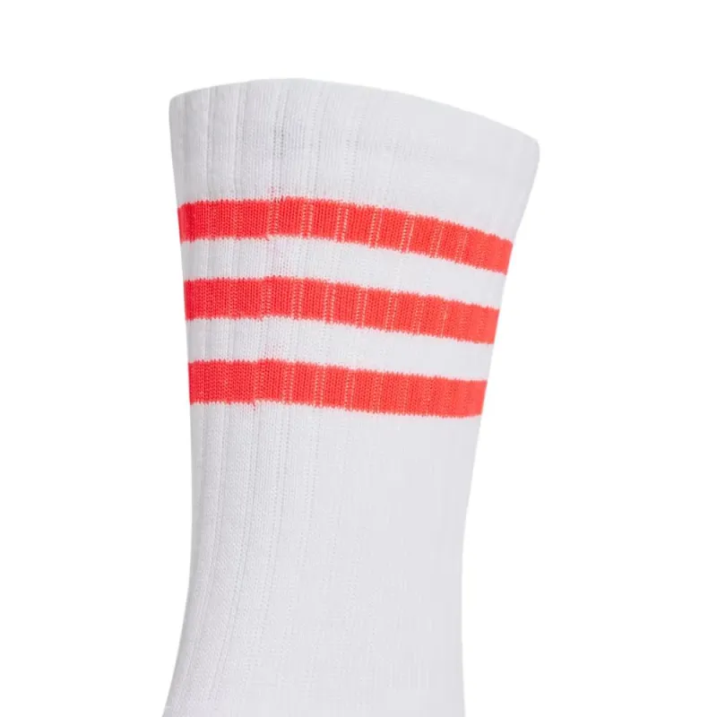 Adidas 3S Mid Calf Socks Unisex 3 Pack White-2
