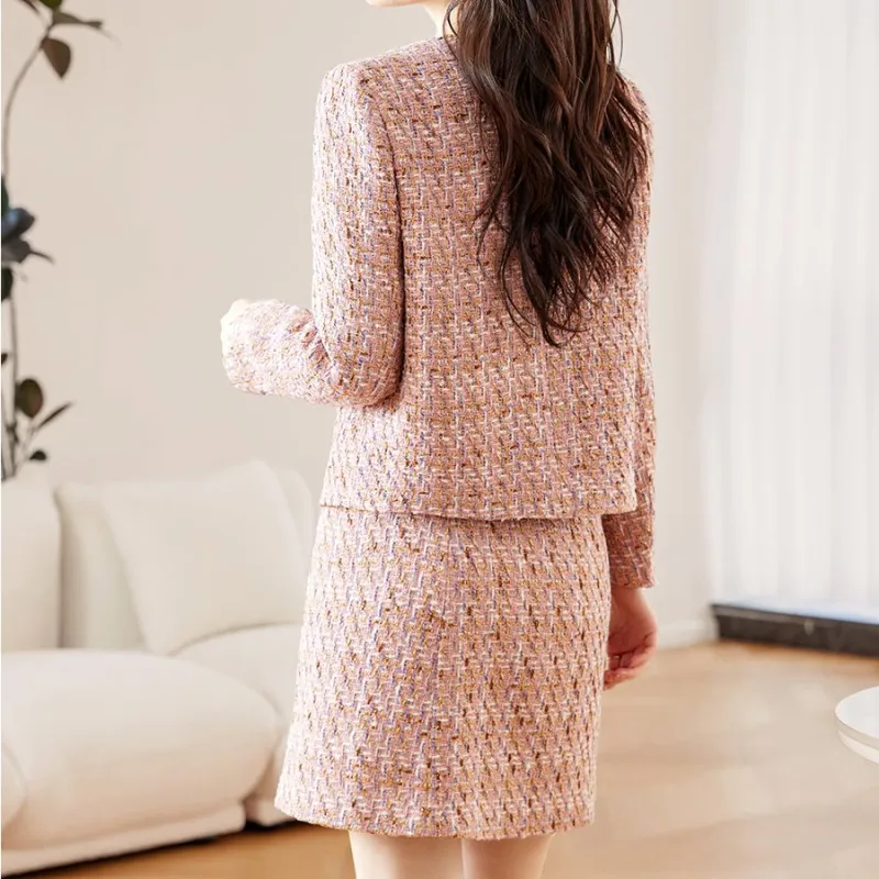 Still quiet Two Piece Skirt Sets Women's-4