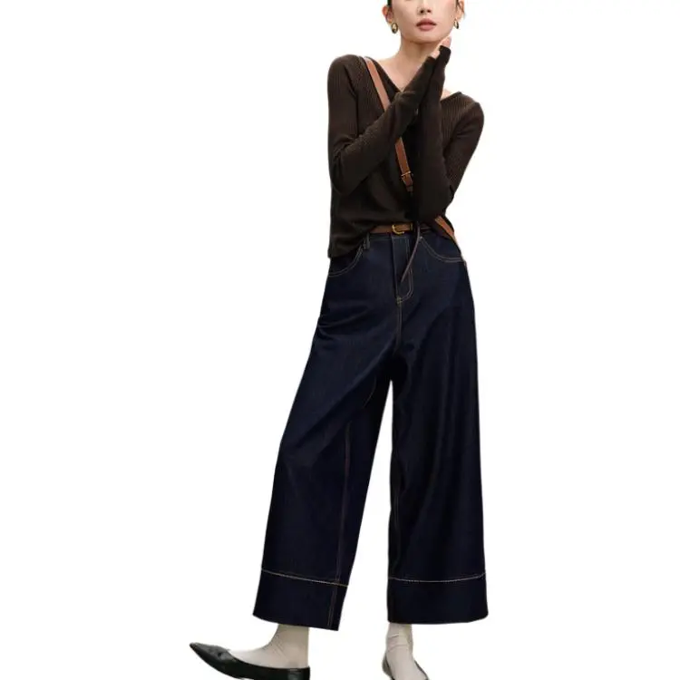SHUXI Jeans Women's Egyptian Blue-1