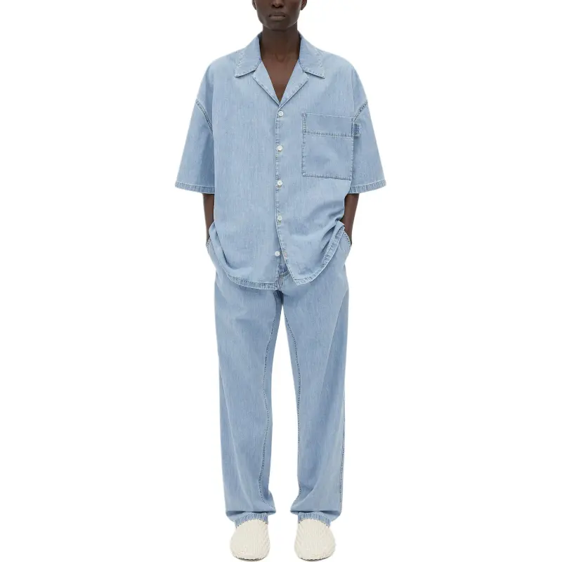 Bottega Veneta Light Bleached Denim Shirt-2