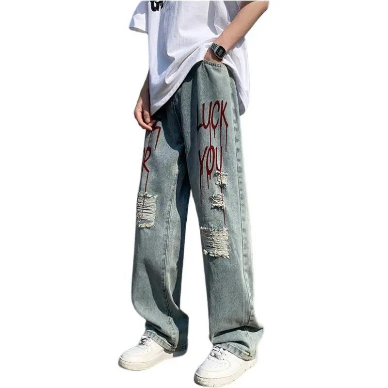 Concubine Zhu Jeans Men Blue-6