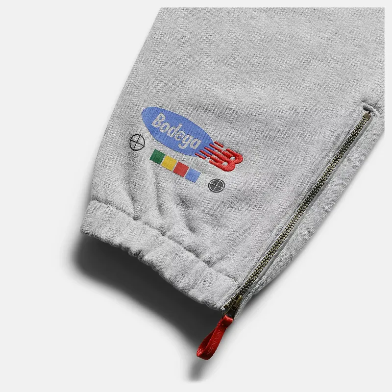 New Balance Knitted Sweatpants Men Gray-5