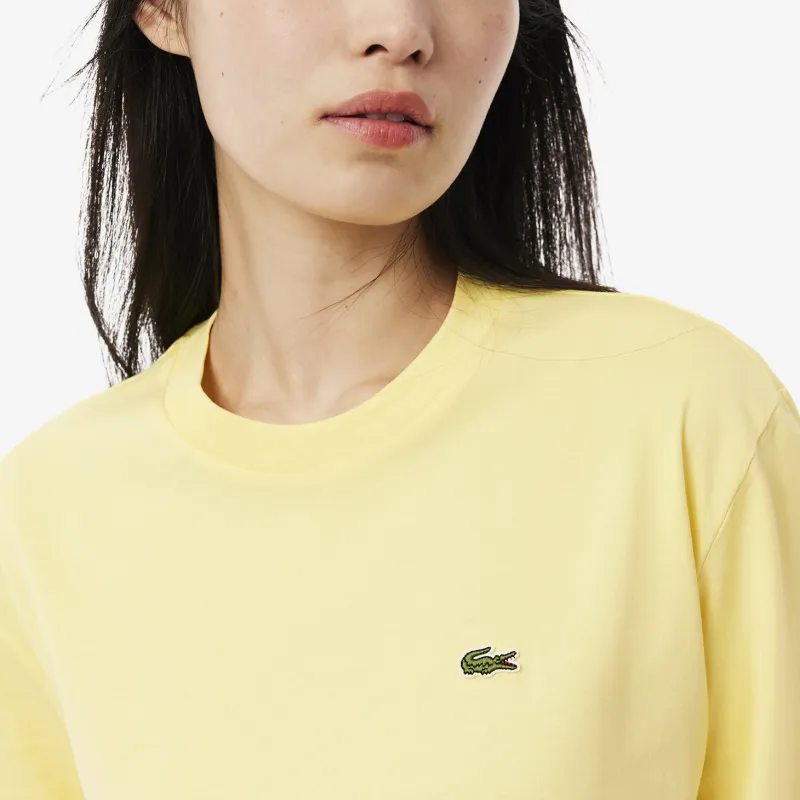 LACOSTE T Shirts Women's Yellow-3