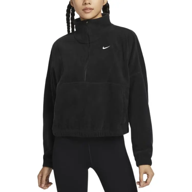 Nike Therma-FIT Sweatshirt Women's Black/White-2