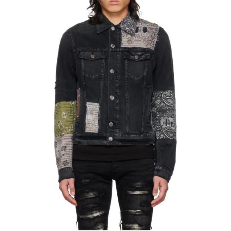 AMIRI Denim Jackets Men Black-2