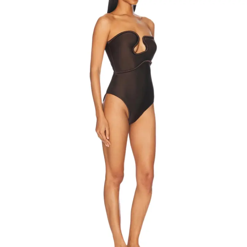 Adriana Degreas One piece Swimsuit Women's Coffee-2