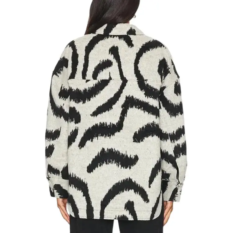STEVE MADDEN Jackets & Coats Women's Black White-2