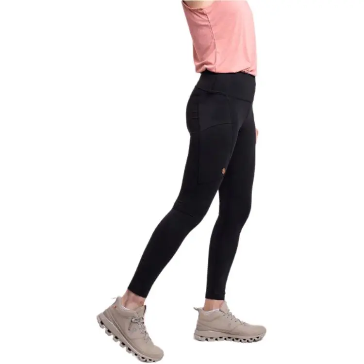 Fjallraven Leggings Women's Black-1