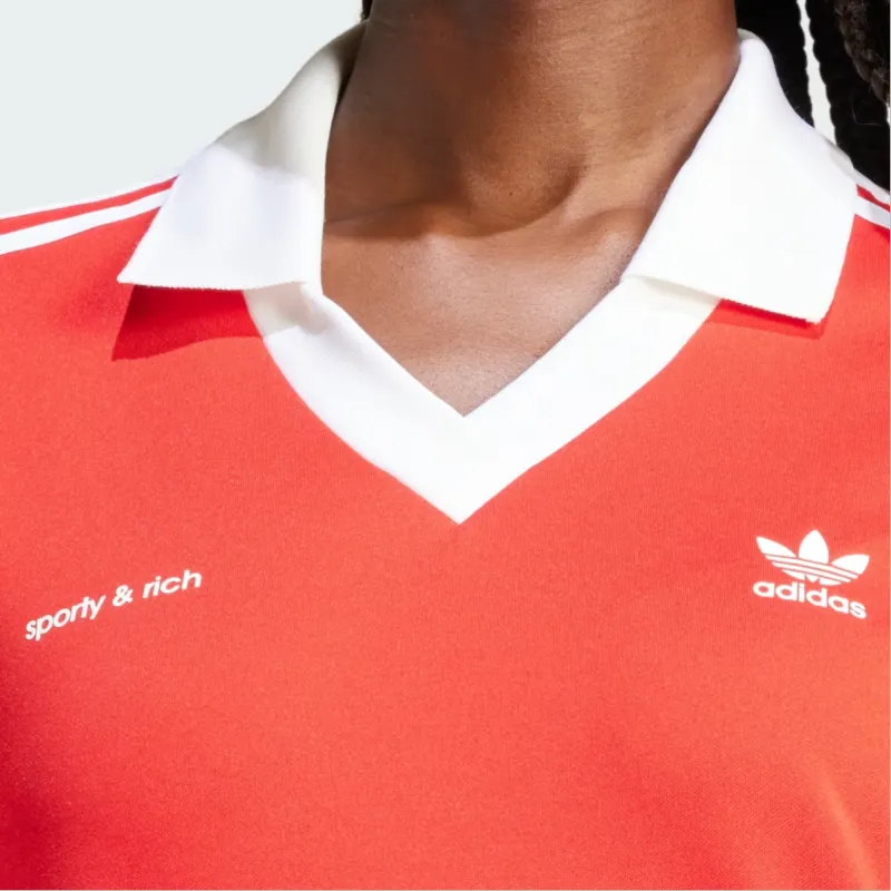 Adidas Originals Sporty & Rich Long Sleeve Soccer Jersey-5