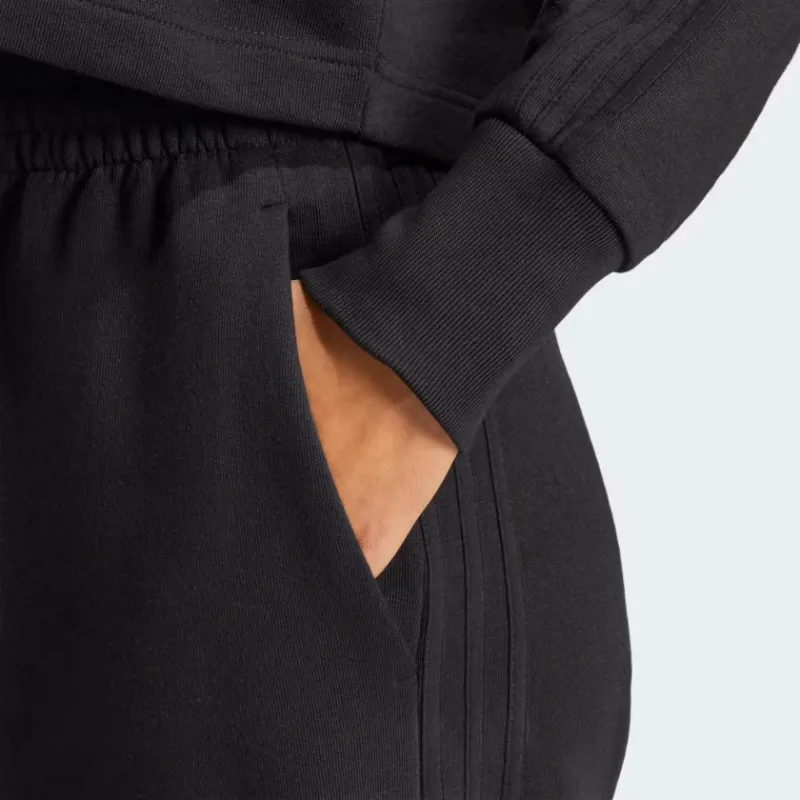 Adidas Knitted Sports Pants Women's Black-3