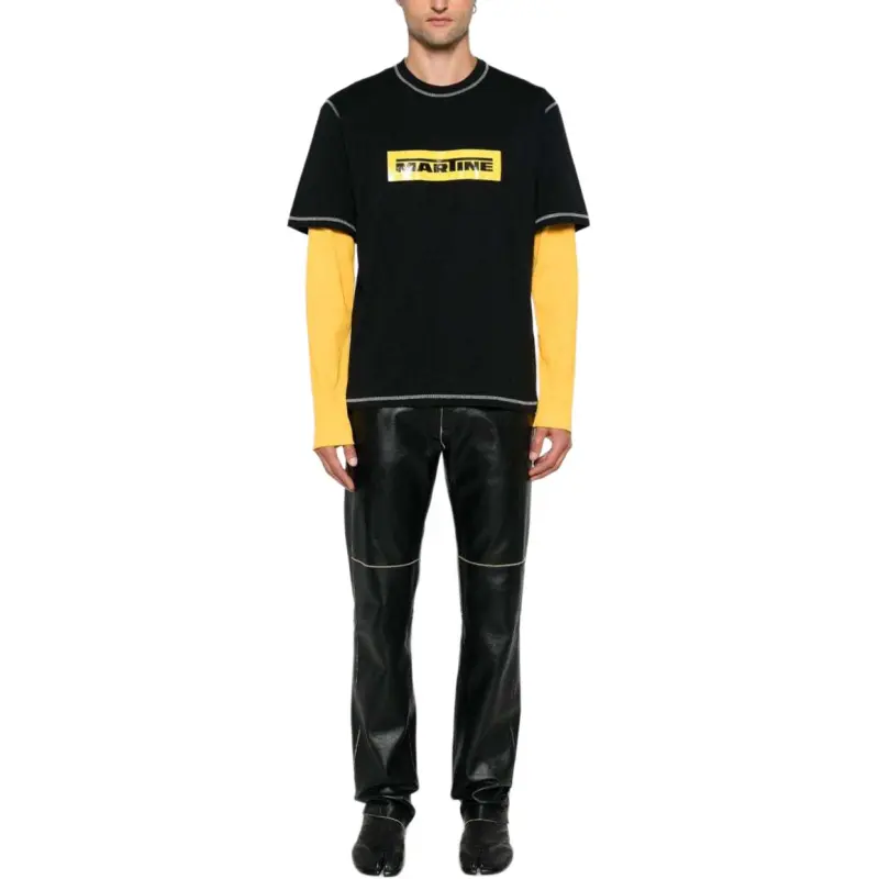 Martine Rose Raglan Shrunken T Shirt-3