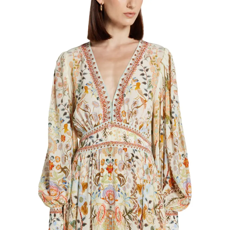 Camilla In Honour Of Heirlooms-print Maxi Dress-4