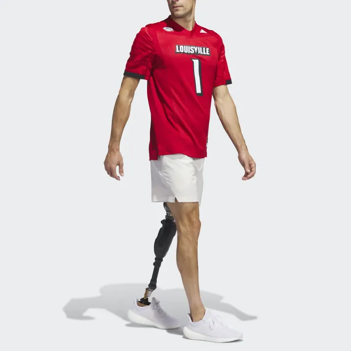 Adidas Free Shipping With AdiClub Louisville Football Home Jersey-1