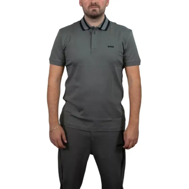 HUGO BOSS Logo Detailed Polo Shirt-2