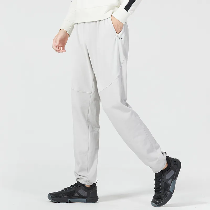 Under Armour Sweatpants Men's Gray White-3