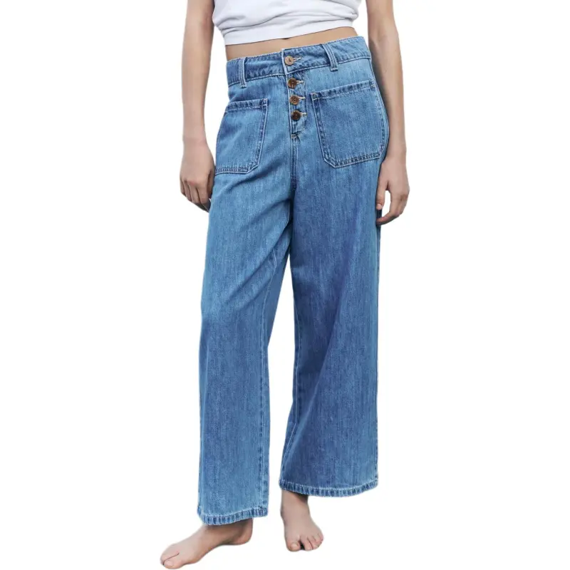 ZARA Jeans Women's Light Blue-3