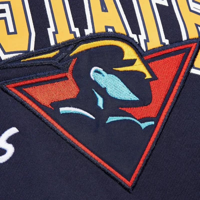 Mitchell & Ness x NBA Golden State Warriors Sweatshirt Men's Marine Blue-2
