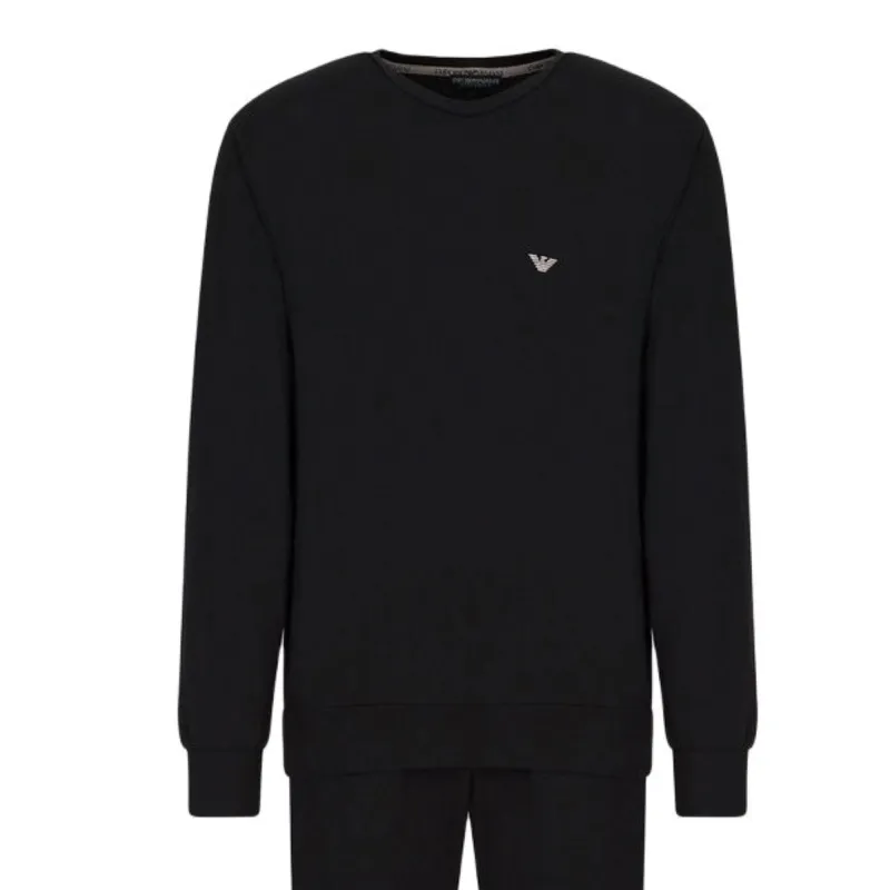 EMPORIO ARMANI SS23 Pajama Set Men's Black-3