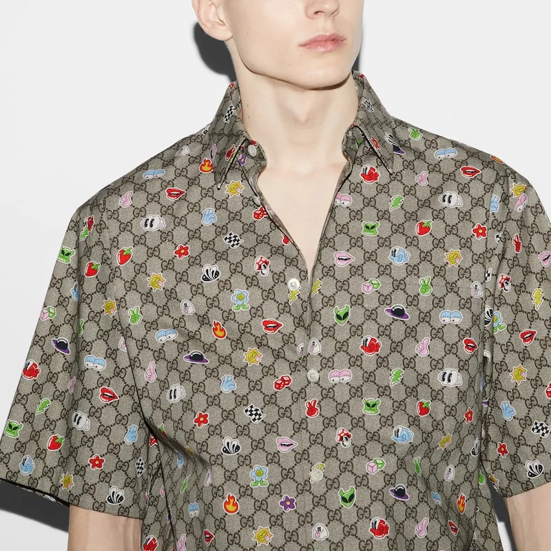 GUCCI SS24 Shirt Men's Multicolor-5