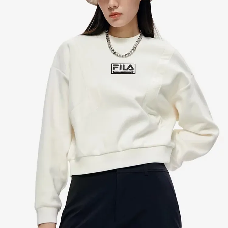 White Mountaineering X FILA FUSION White Mountaineering Sweatshirts Women's Reed White-2