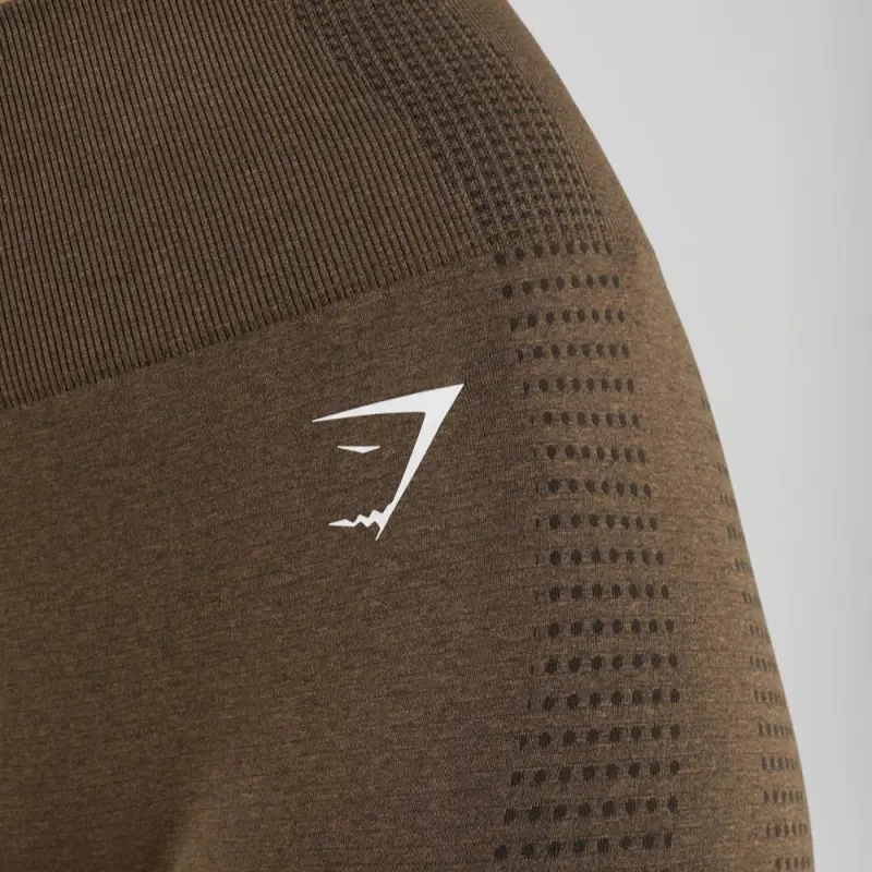GYMSHARK Sports Pants Women's Espresso Mud Gray Fossil-4