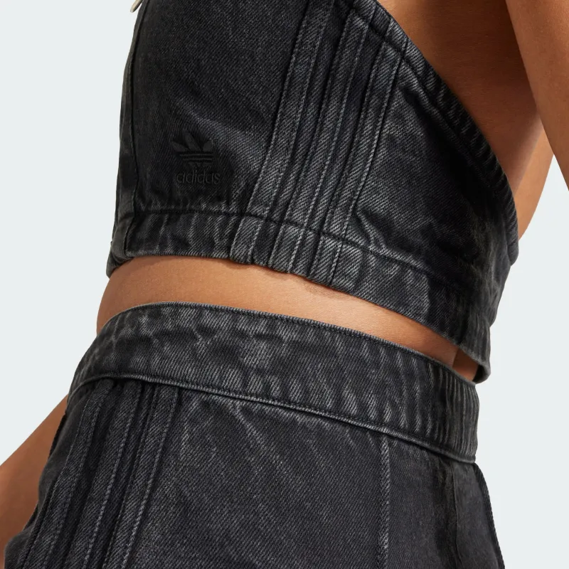 Adidas Originals Fashion Montreal Denim Cropped Vest-5